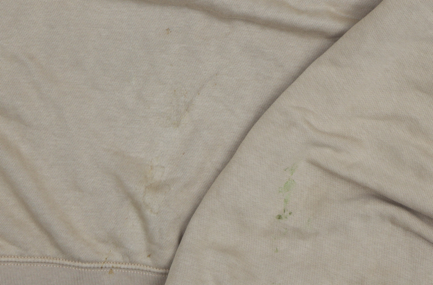 Nike Women Beige Relaxed Fit Crew Neck Pullover Sweatshirt Size S