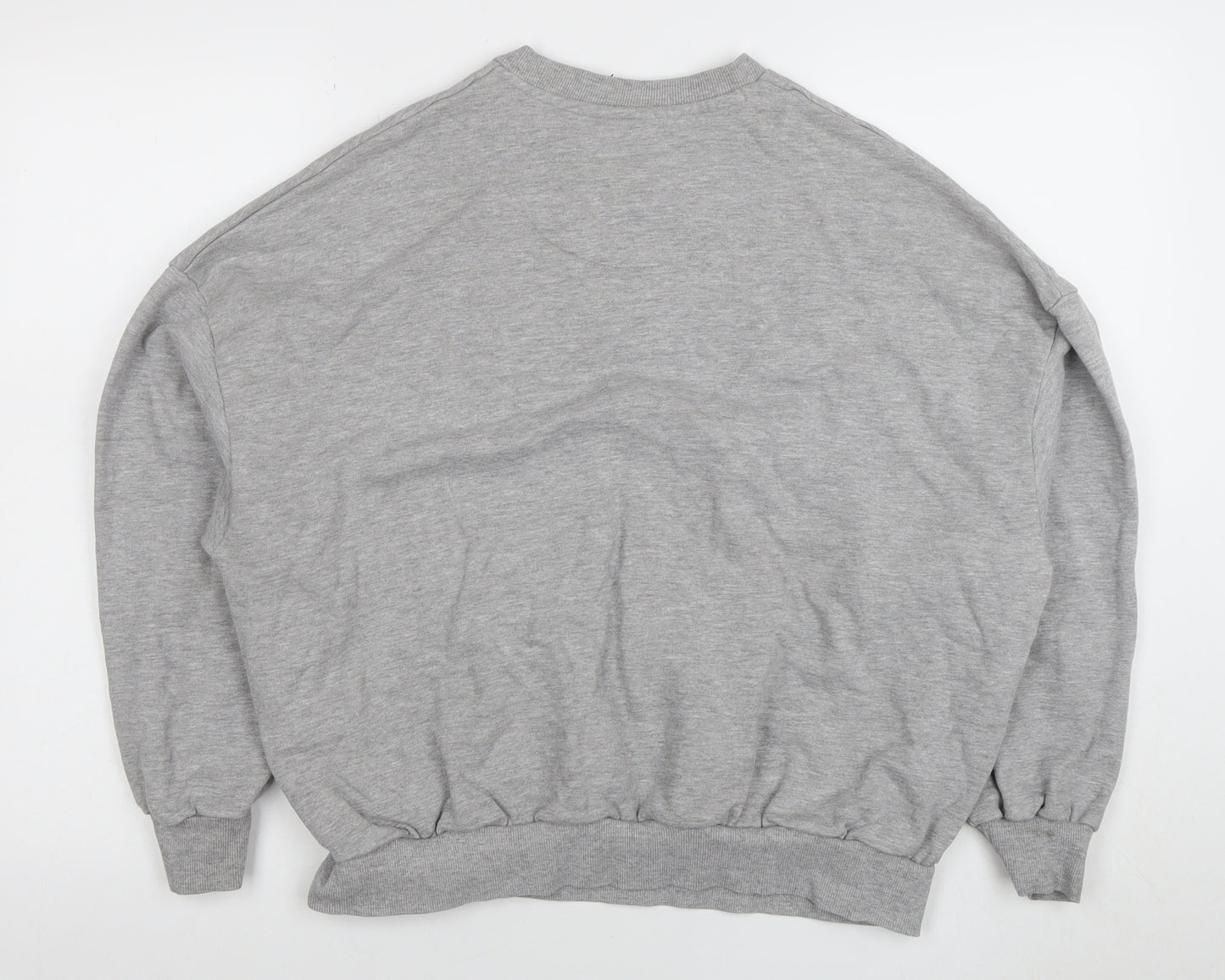Chelsea Peers Women Grey Small Crew Neck Pullover Sweatshirt