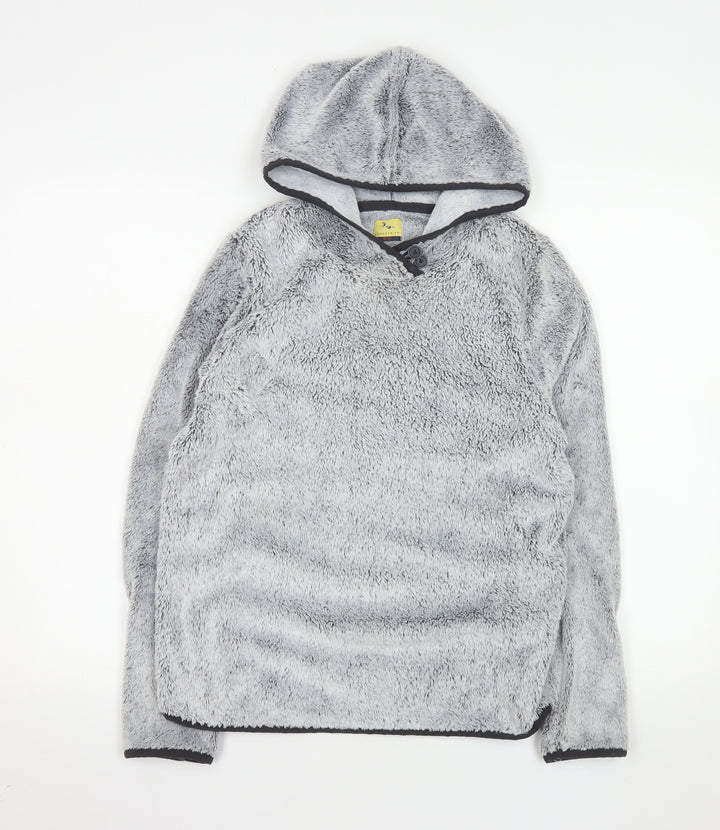 Equestrian Women Grey Size 8/10 Fleece Pullover Hoodie