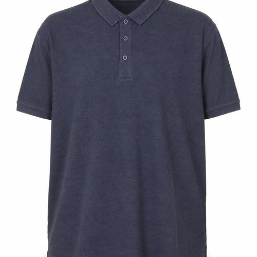 Jacamo Men's Blue 1X Regular Fit Short Sleeve Polo Shirt