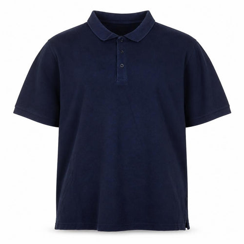 Jacamo Men's Blue 1XL Cotton Short Sleeve Polo Shirt