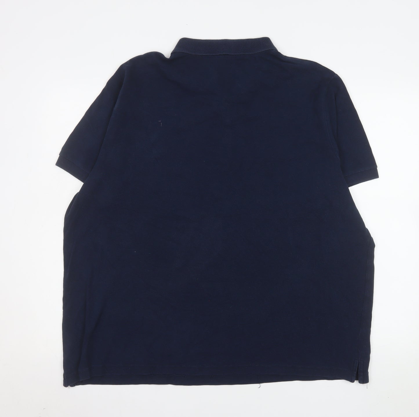 Jacamo Men's Blue 1XL Cotton Short Sleeve Polo Shirt