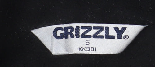 Grizzly Men's Black 1/4 Zip Fleece Pullover Sweatshirt Small Porsche 911