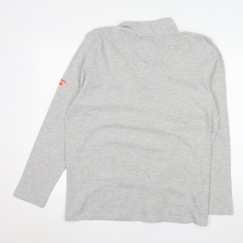 Northern Expo Men's Grey XL 1/4 Zip Pullover Sweatshirt