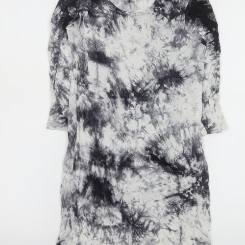Parisian Women's Black Tie Dye Bodycon Dress Size 8