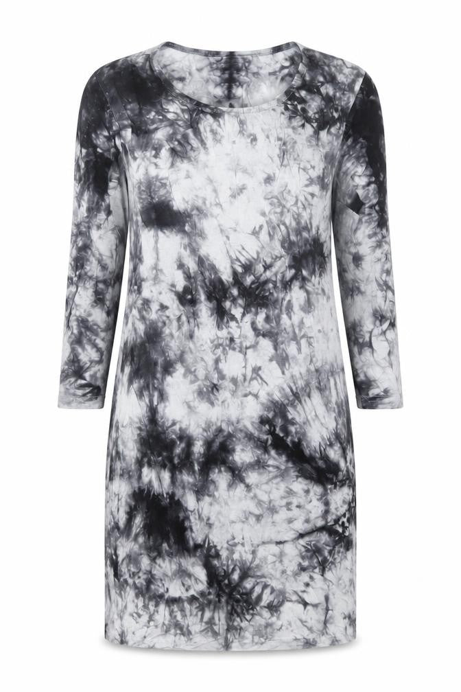 Parisian Women's Black Tie Dye Bodycon Dress Size 8