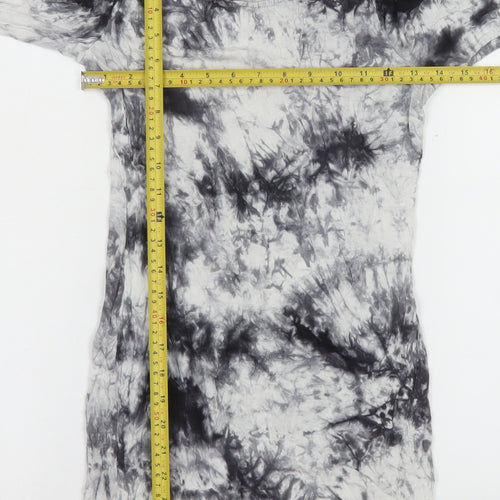 Parisian Women's Black Tie Dye Bodycon Dress Size 8