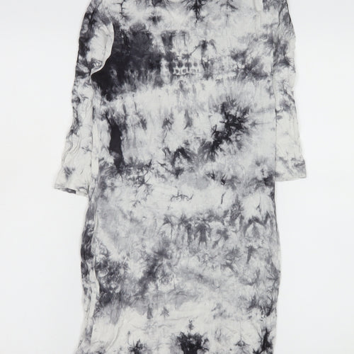 Parisian Women's Black Tie Dye Bodycon Dress Size 8