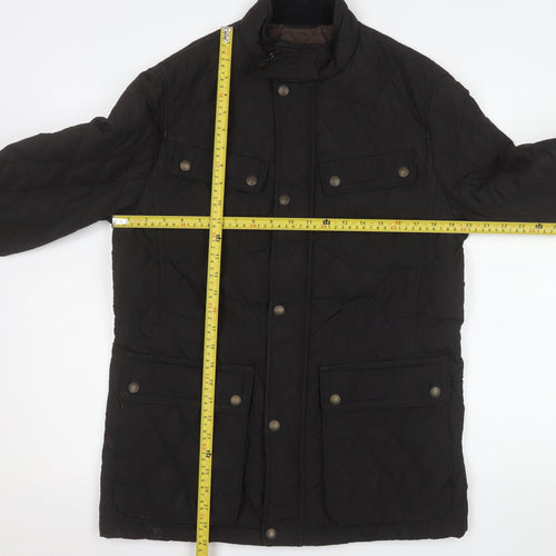 Marks and Spencer Blue Harbour Men's Black Quilted Jacket Size S