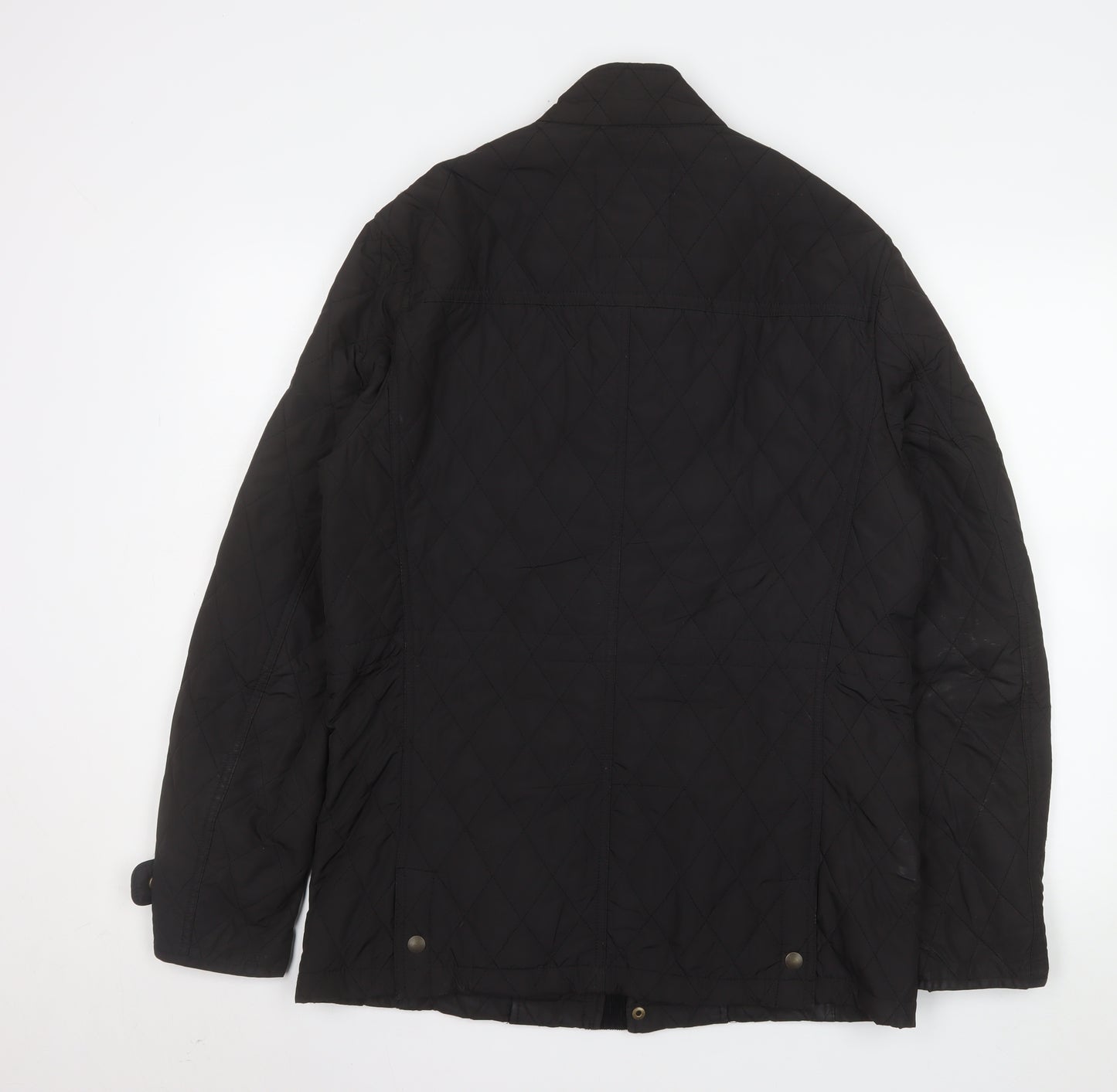 Marks and Spencer Blue Harbour Men's Black Quilted Jacket Size S