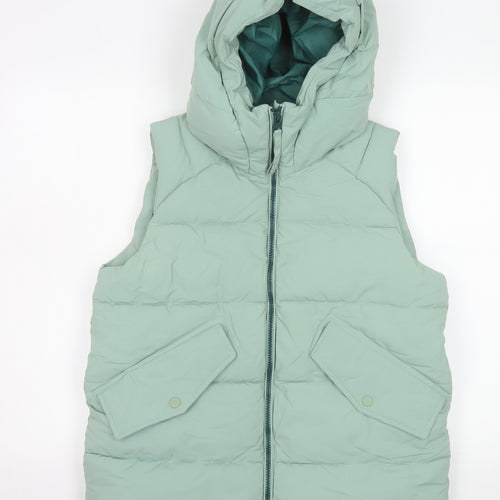 Craghoppers Women Green Hooded Puffer Waistcoat Size 10