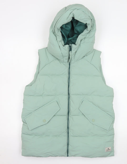 Craghoppers Women Green Hooded Puffer Waistcoat Size 10