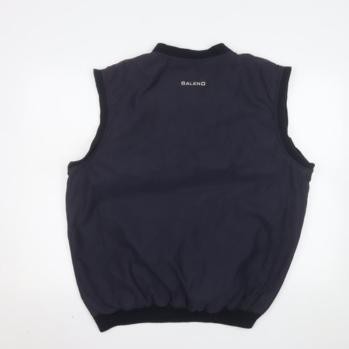 Baleno Men's Blue 2XL V-Neck Golf Vest Sleeveless Sweatshirt
