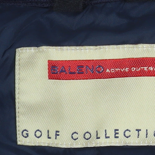 Baleno Men's Blue 2XL V-Neck Golf Vest Sleeveless Sweatshirt