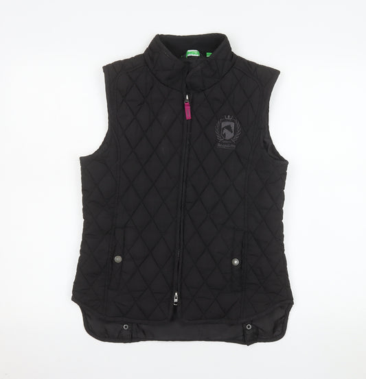 Requisite Women’s Black Quilted Waistcoat Size 8 Outdoor Gilet