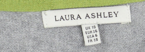 Laura Ashley Women’s Grey & Green Knit Cardigan UK 10