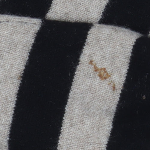 Marks and Spencer Autograph Women’s Black Beige Striped Cashmere Jumper XL