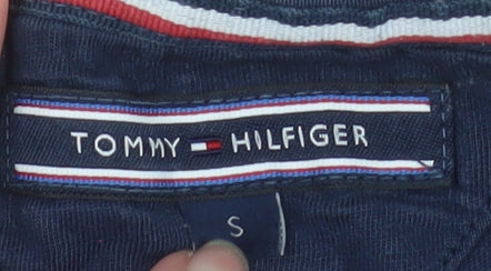 Tommy Hilfiger Men's Navy Blue Graphic Print Short Sleeve T-Shirt Size S