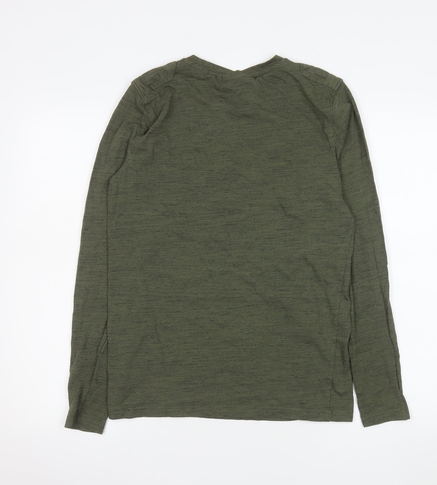 Dissident Men's Small Green Long Sleeve Cotton Blend Casual Shirt