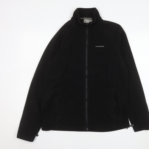 Craghoppers Men's Black Fleece Full Zip Jacket Size S