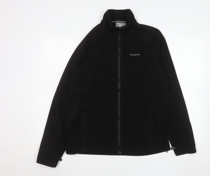 Craghoppers Men's Black Fleece Full Zip Jacket Size S