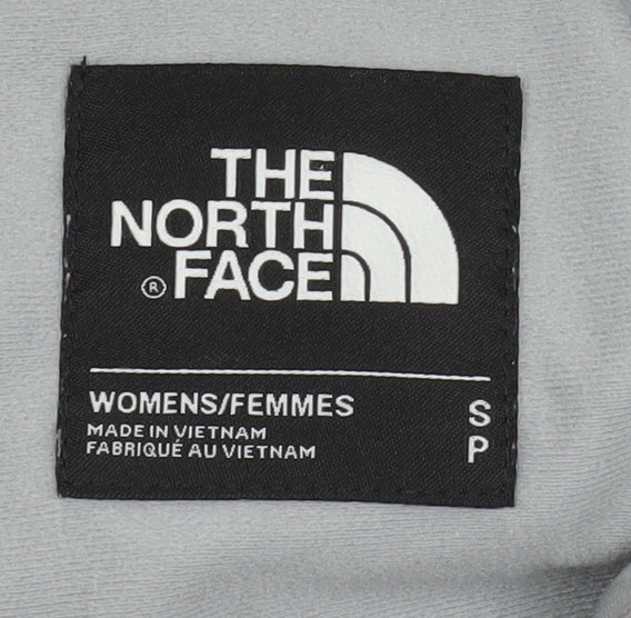 The North Face Women's Grey Long Puffer Coat Hooded Size S Winter