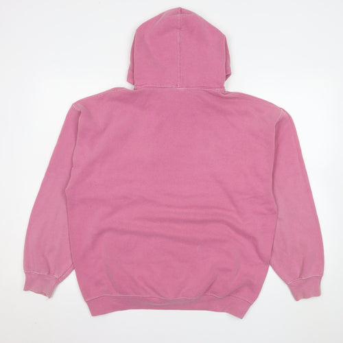 Brandy Melville Womens Pink Pullover Hoodie Love Graphic Size S/M