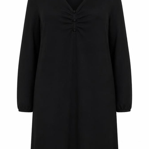 Marks and Spencer Women’s Black V-Neck Shift Dress Size 16