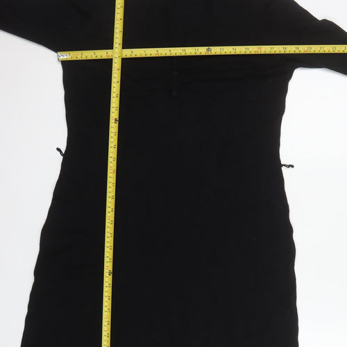 Marks and Spencer Women’s Black V-Neck Shift Dress Size 16