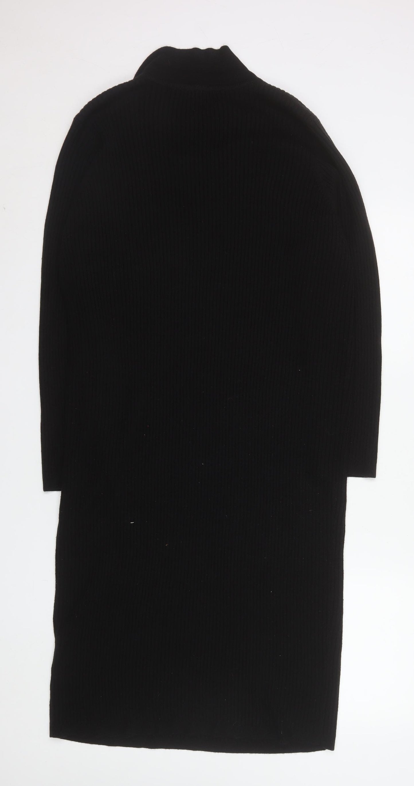 Tu Women Black Size 20 Collared Bodycon Knit Dress