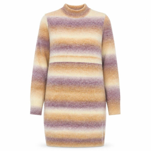 Apricot Women's Multicoloured Striped Jumper Dress UK 10