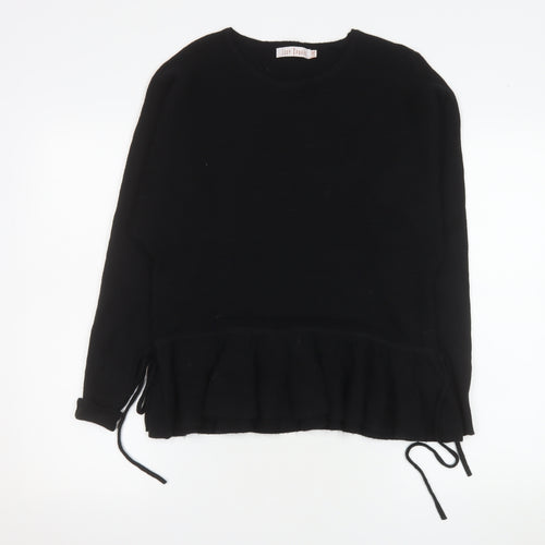 Lucy Sparks Women’s Black Long Sleeve Tunic Blouse L/XL