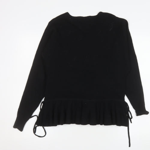 Lucy Sparks Women’s Black Long Sleeve Tunic Blouse L/XL