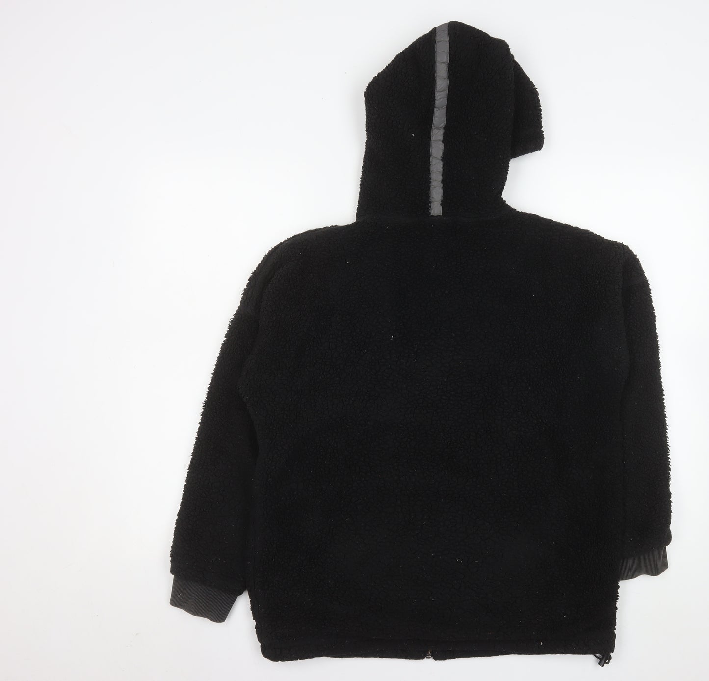 Puma Men's Black Hooded Fleece Jacket Size S Full Zip Casual