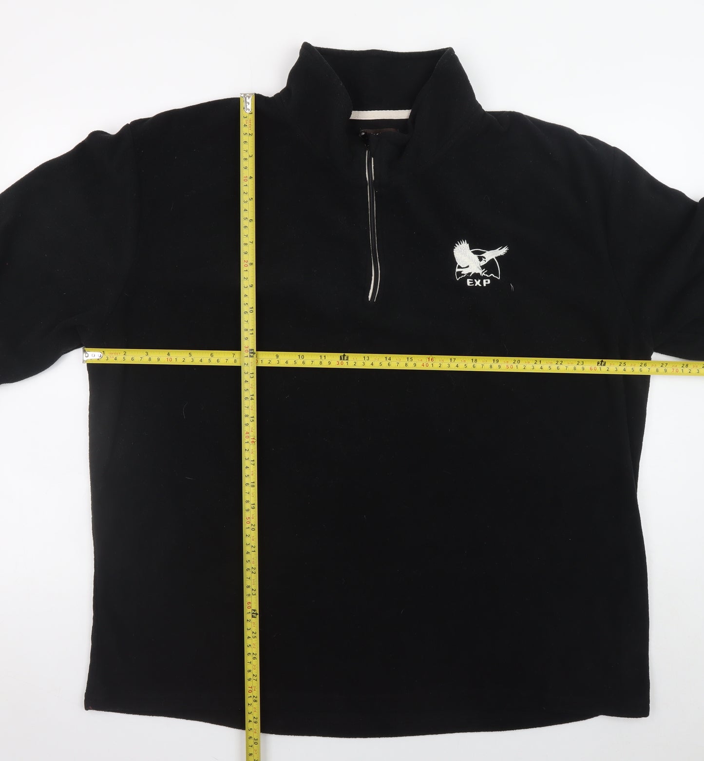 Atlas For Men Black 4XL Fleece 1/4 Zip Pullover Sweatshirt