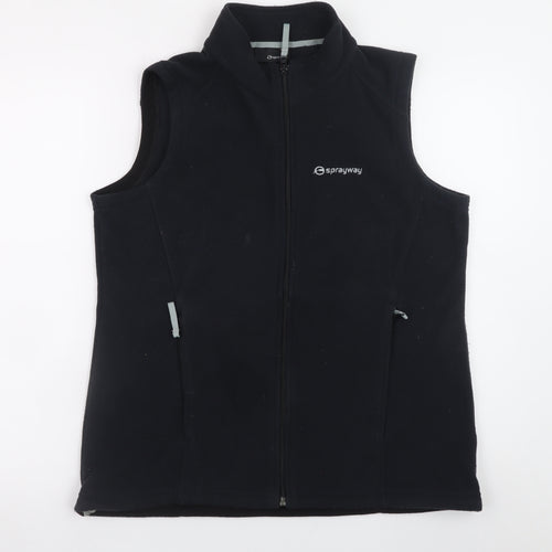 Sprayway Men's Black Fleece Waistcoat Bodywarmer L