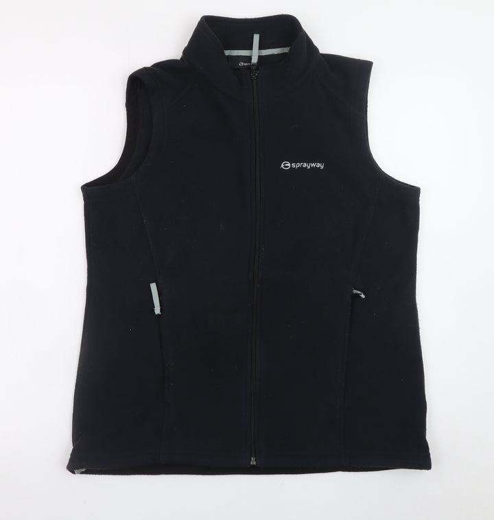 Sprayway Men's Black Fleece Waistcoat Bodywarmer L