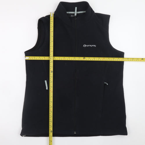 Sprayway Men's Black Fleece Waistcoat Bodywarmer L