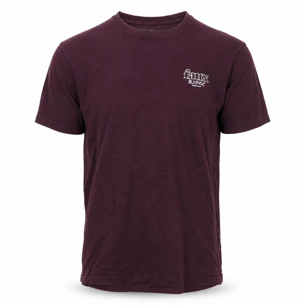 Friend or Faux Men's Purple Graphic Print Crew Neck T-Shirt XL