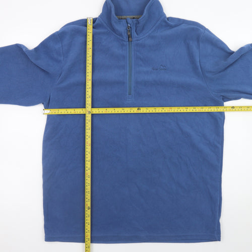 Peter Storm Men Blue XL Fleece 1/4 Zip Lightweight Jacket