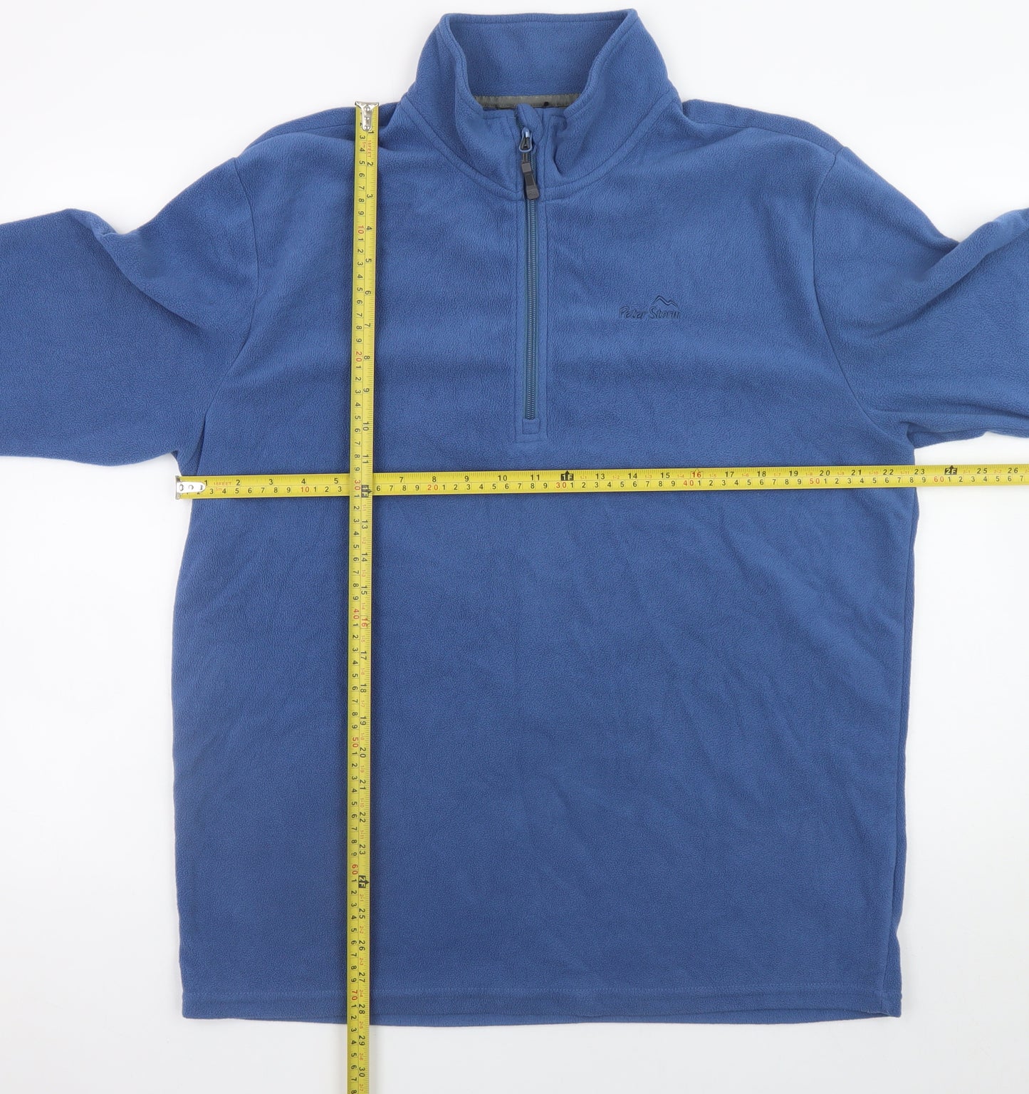 Peter Storm Men Blue XL Fleece 1/4 Zip Lightweight Jacket