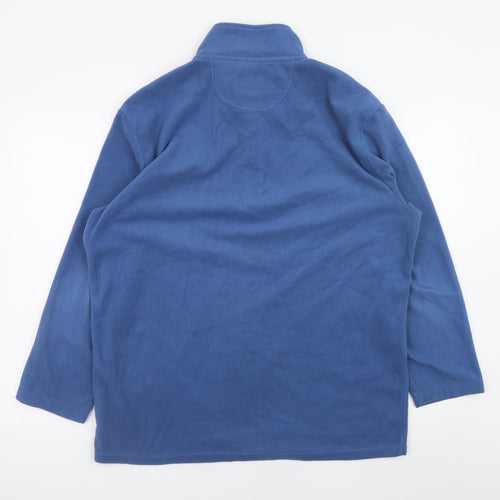 Peter Storm Men Blue XL Fleece 1/4 Zip Lightweight Jacket