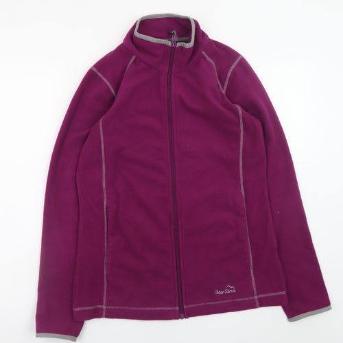 Peter Storm Women's Purple Fleece Full Zip Jacket Size 10