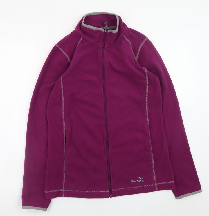 Peter Storm Women's Purple Fleece Full Zip Jacket Size 10