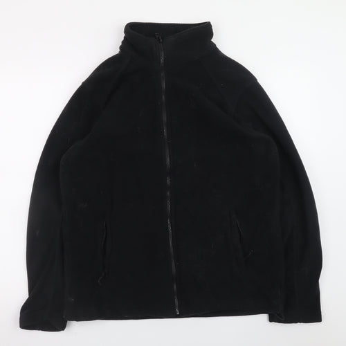 Mountain Warehouse Men's Black Fleece Full Zip Jacket M
