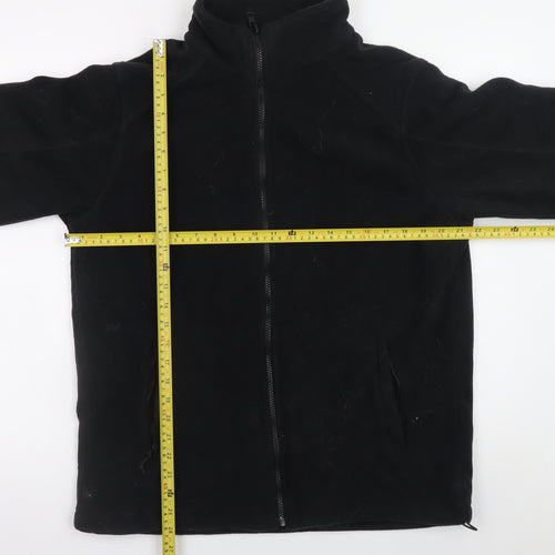 Mountain Warehouse Men's Black Fleece Full Zip Jacket M