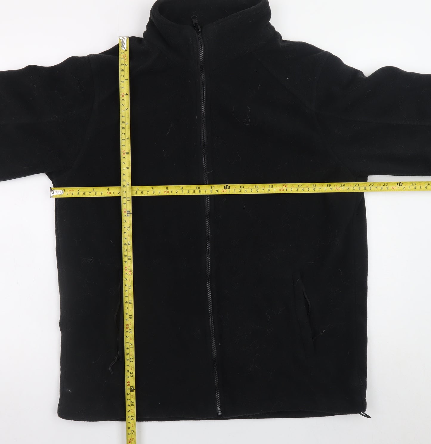 Mountain Warehouse Men's Black Fleece Full Zip Jacket M