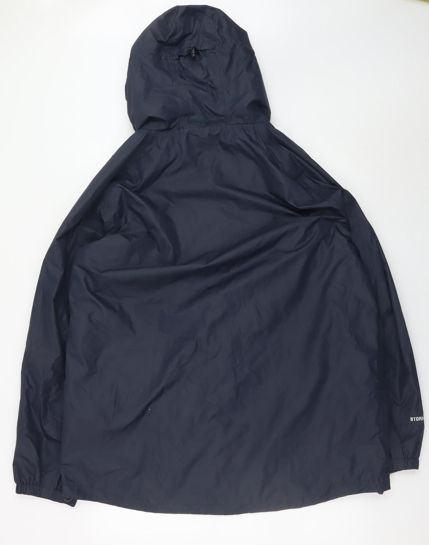 Peter Storm Men's Navy XL Waterproof Hooded Rain Coat