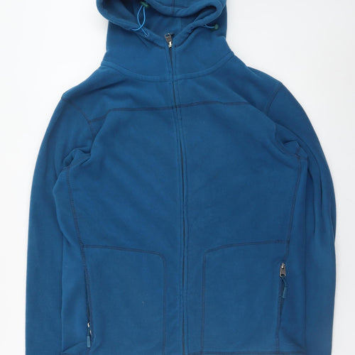 Saltrock Women's Blue Full Zip Fleece Hoodie Size M