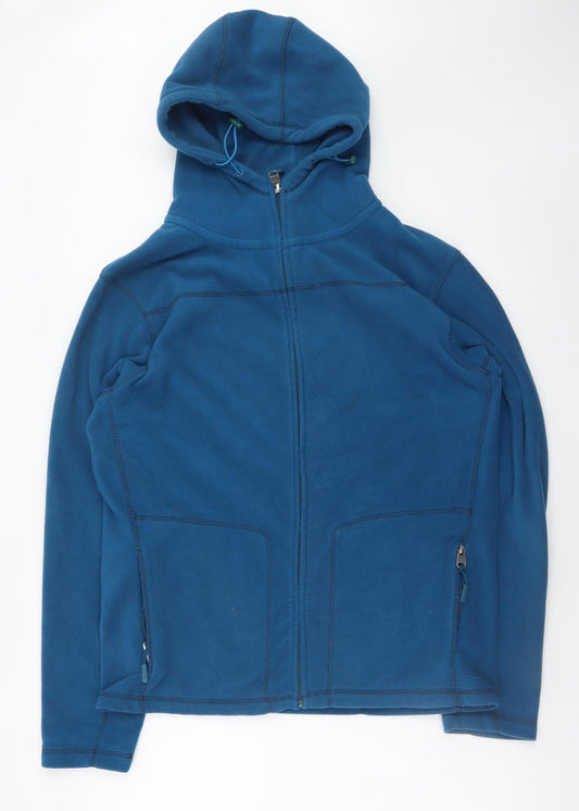 Saltrock Women's Blue Full Zip Fleece Hoodie Size M